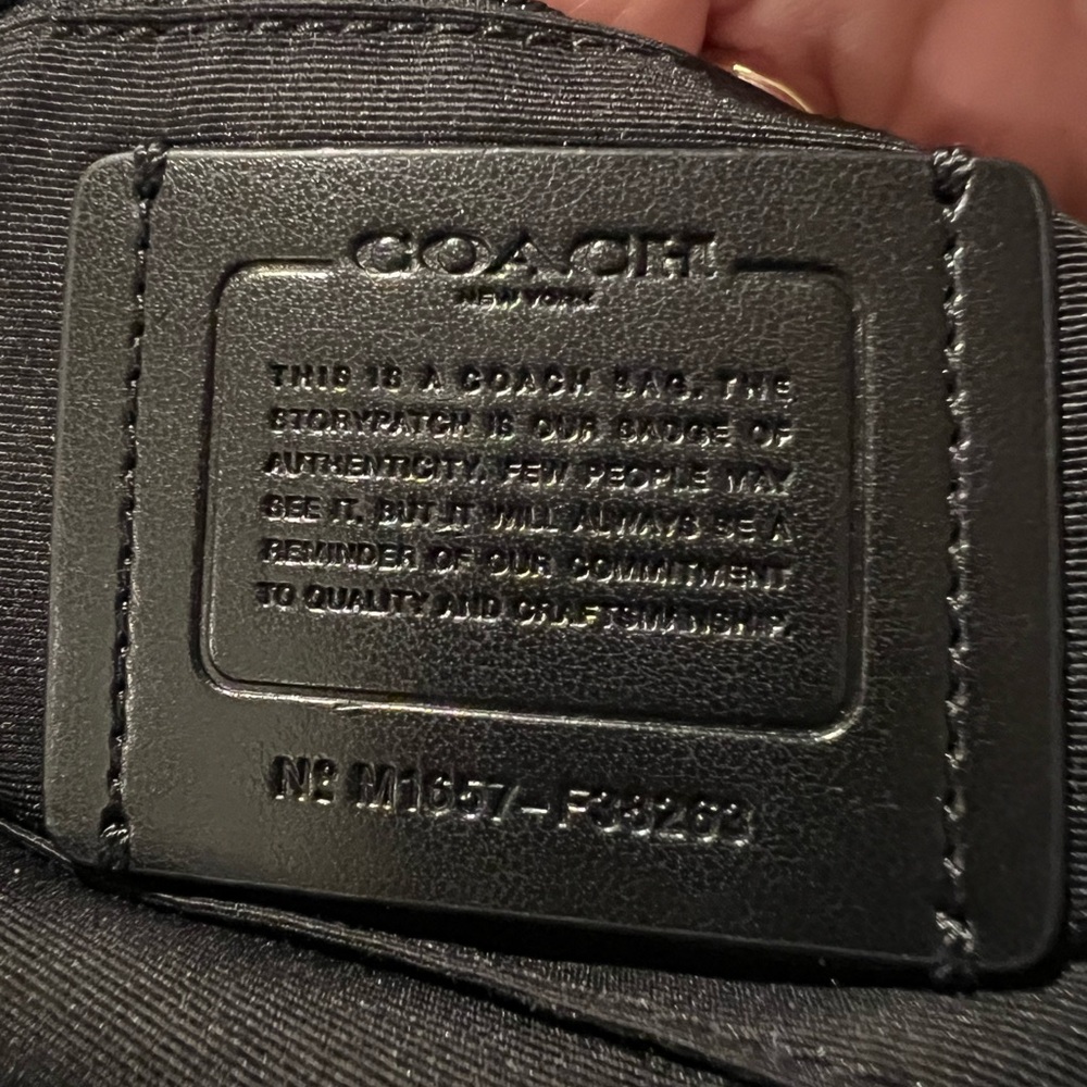 Coach Charlie Mini Backpack Black Pebbled Leather Bag - Picture 9 of 14